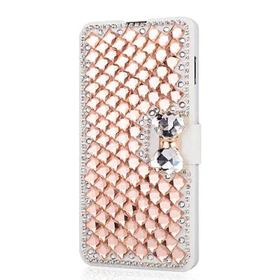 Luxury Diamond Leather Case For iPhone 17 Air 16 15 14 Plus 12 13 11 Pro Max XR X XS Flip Stand Glitter Protection Cover Funda