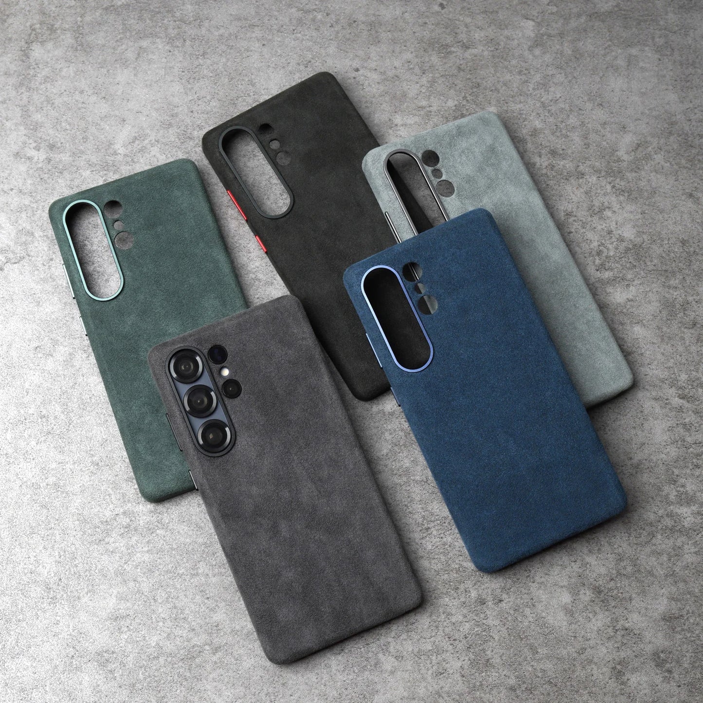 Magnetic ALCANTARA Case for Samsung Galaxy S25 S24 Ultra 5G Luxury Business Supercar Same Luxury Suede Leather Phone Cases