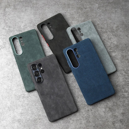 Magnetic ALCANTARA Case for Samsung Galaxy S25 S24 Ultra 5G Luxury Business Supercar Same Luxury Suede Leather Phone Cases
