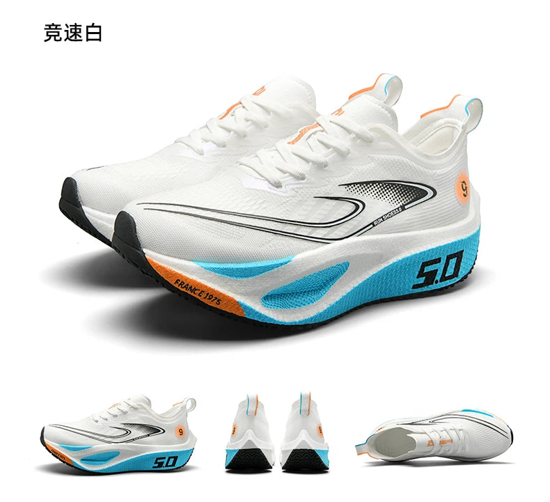 Shoes Speciality Carbon Board Marathon Men Sports Breathable Lightweight Women's Comfortable Athletic Nonskid Sneakers﻿
