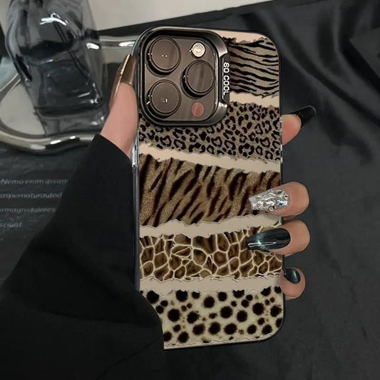 Luxury Brown Leopard Y2K Phone Case for Xiaomi Mi 14T 14 13 12 12T 11 Lite Poco X6 F6 F5 X5 F4 F3 X3 GT Pro 4G 5G Back Cover