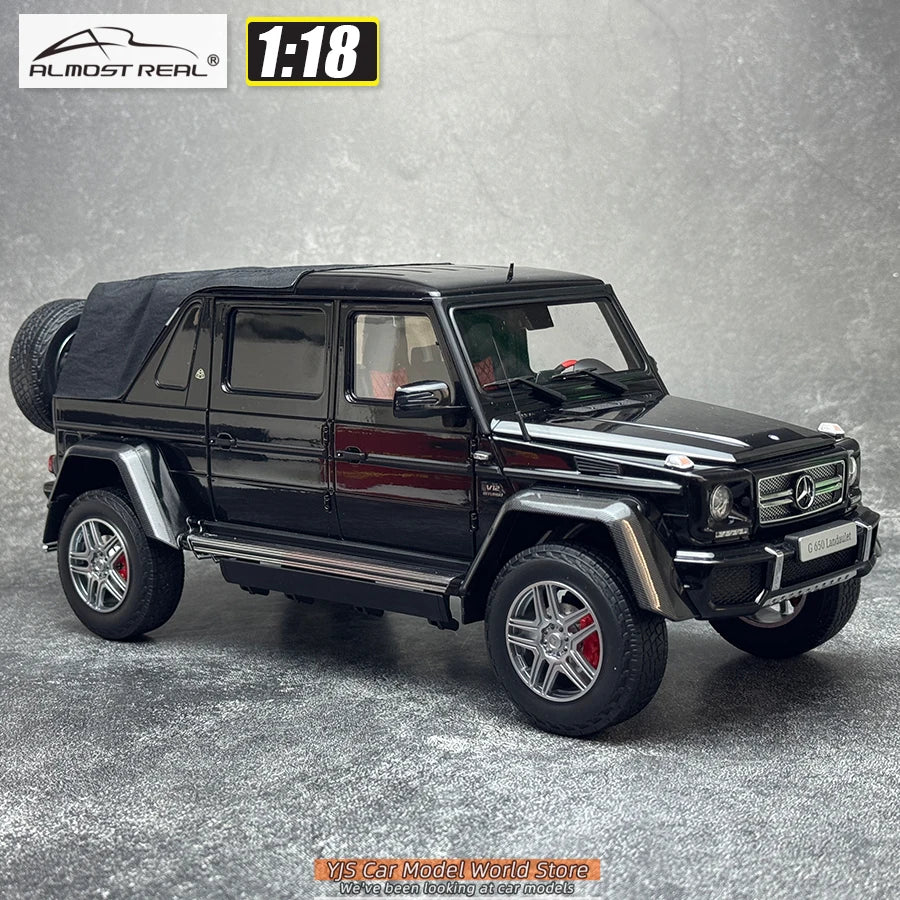 Almost Real diecast model 1:18 G 650 Landaulet G650 SUV car model alloy collection gift to friends and family