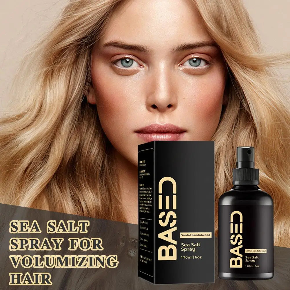 Sea Salt Hair Spray for Men Women Long-Lasting Texturizing Volume Booster with Fluffy Wave Styling Powder Beachy Matte Finish