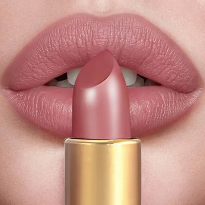 6-Color Matte Lipstick Set, Non-Fading, Non-Stick Cup Long-Lasting Velvet Finish, Smooth Matte Lip Color Waterproof Smudge-proof