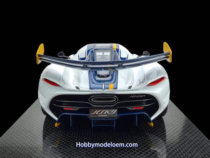 Frontiart New Release 1：18 Koenigsegg Jesko Crystal White Resin Model Car