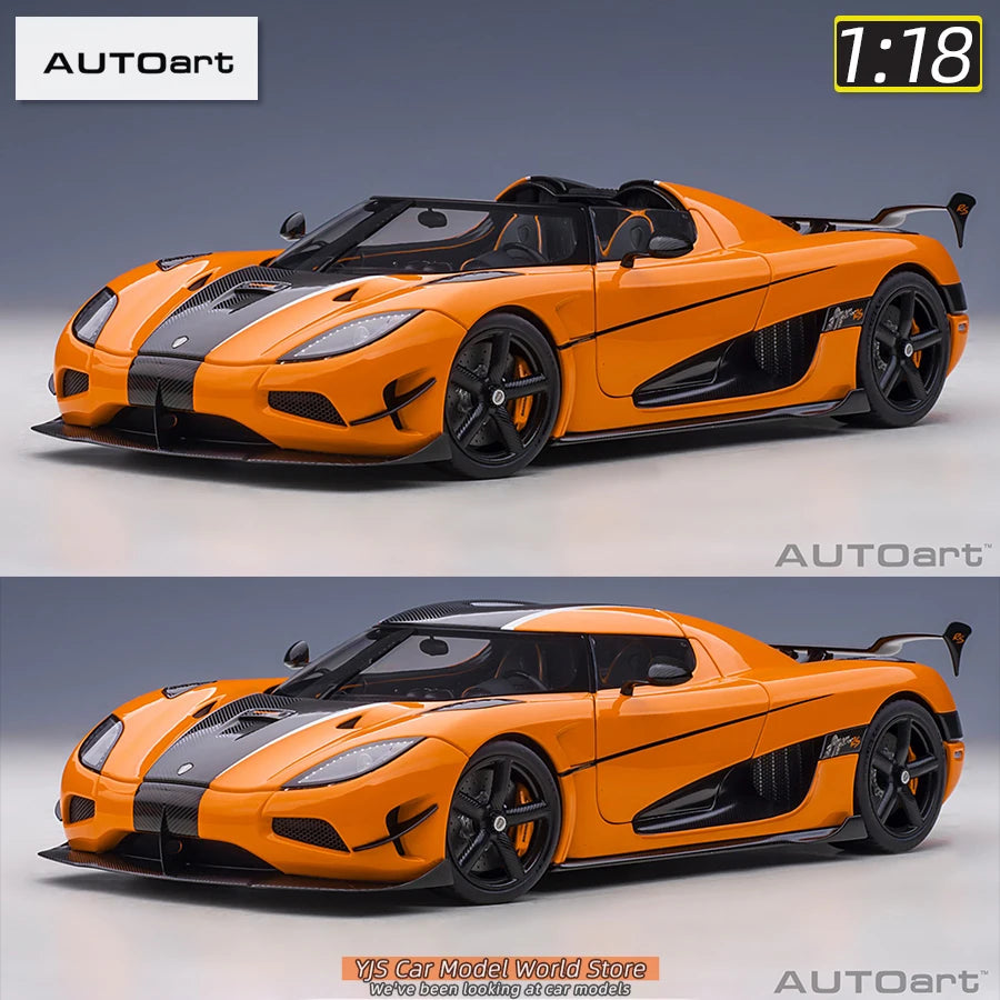 Autoart model 1/18 Scale New KOENIGSEGG AGERA RS car model Static Decorative Items Gift Collection