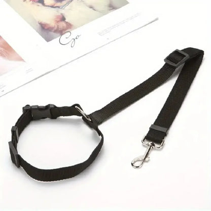 Adjustable Anti-Escape Pet Car Seat Belt Dog Cat Headrest Safety Restraint Rope Portable Travel Safety Leash For pets