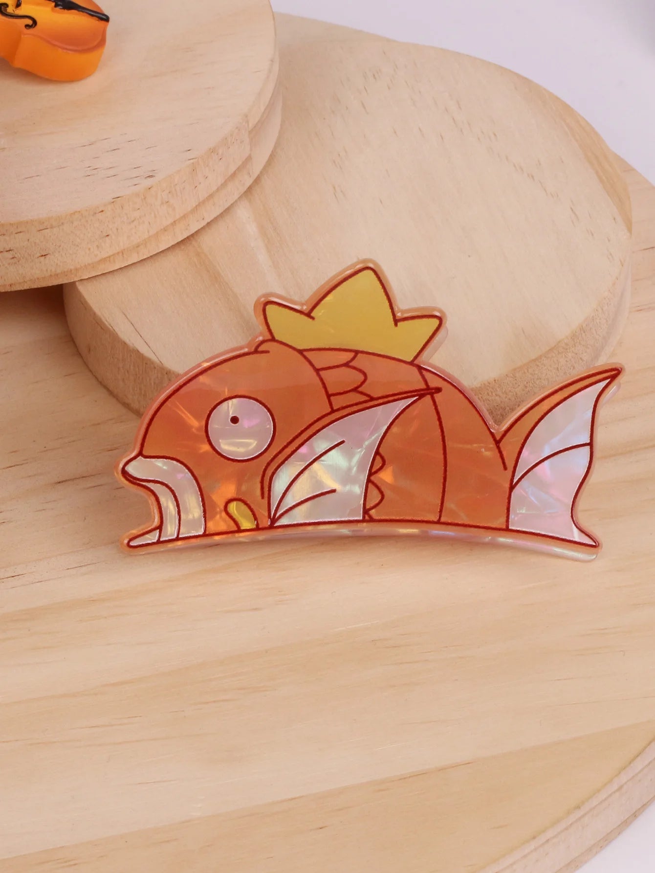 pocket monsters Carp King Cartoon Cute Hair Claw Hair Clip
