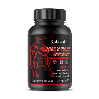 Belly Fat Burner Capsules - Fat Burning, Supports Energy Metabolism, Appetite Suppression, Weight Management Dietary Supplement