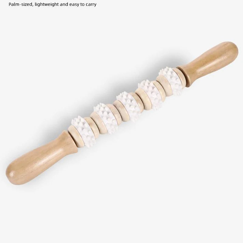 Wooden Massage Roller Stick Fat Loss Body Sculpting Massage Tools Meridian Relaxation Promote Blood Circulation