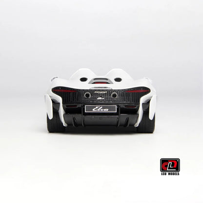 LCD Diecast car model 1:18 McLaren ELVA car model metal static display collection