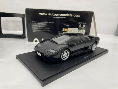 Autoart 1:18 Diablo Black Simulation Limited Edition All Open Alloy Metal Static Car Model Toy Gift