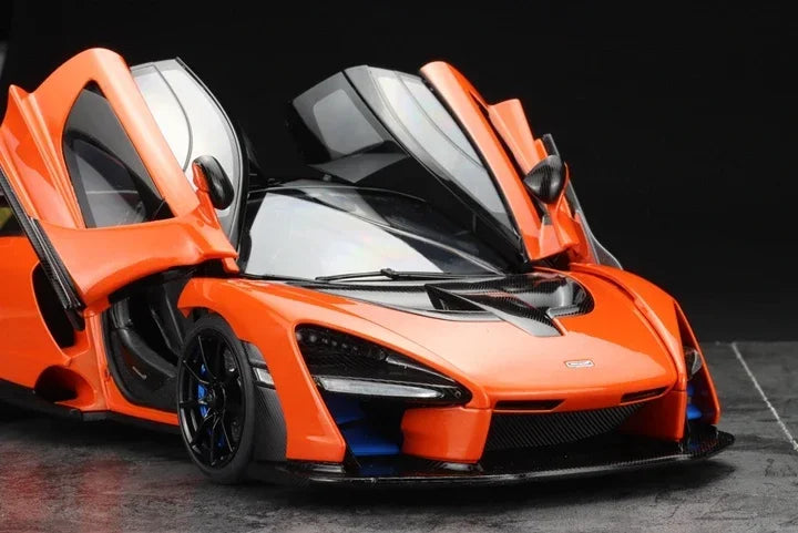 Autoart 1:18 Senna Simulation Limited Edition All Open Alloy Metal Static Car Model Toy Gift