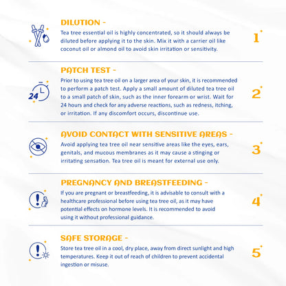 HIQILI 100% Tea Tree Essential Oil 100ml for Aromatherapy Massage DIY Beauty Skin Hair Relaxation Lavender Ginger Sandalwood