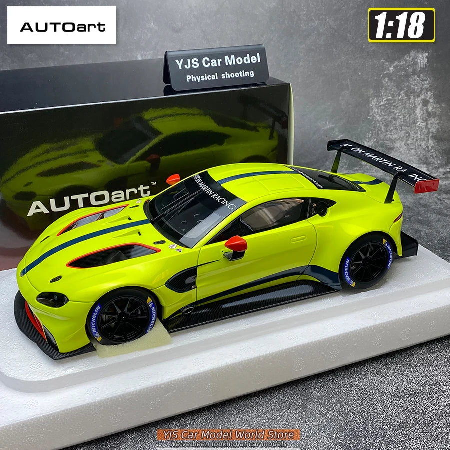 AUTOart 1/18 SCALE Aston Martin Vantage GTE Le Mans Pro 2018 Car model Static collection Furniture for display