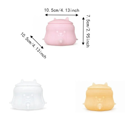 Silicone Pet Nursing Bottle Anti-Slip Bionic Nipple Pet Milk Feeder Multi-Nozzle Bite Resistant Dog Drinking Bottle