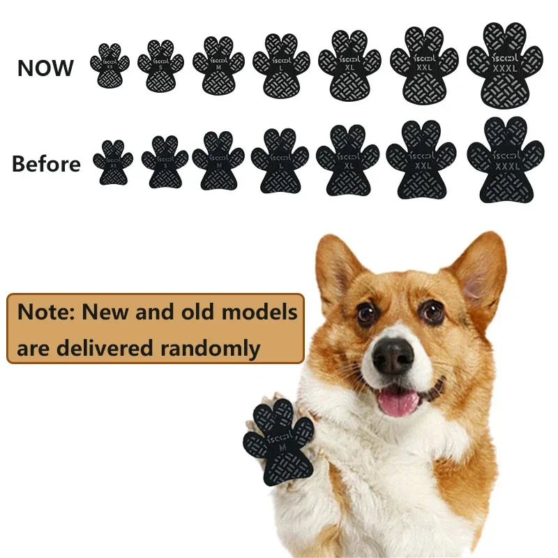 Paw Protectors Dog Anti-Slip Pads Waterproof Self Adhesive Shoes Booties Sock Replacement Foot Patch To Keeps Dogs from Slipping