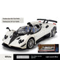 Simulated Super Sports 1:24 Car Zonda Alloy Car Model, Sound and Light Ornaments, Car Collection Toy Gift