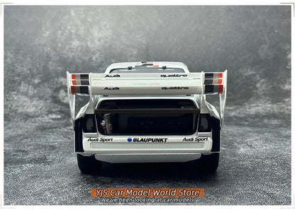 AUTOART 1/18 Audi Sport Quattro S1 Pikes Peak 1987 #1  Racing car model Car model Static ornament Collect Metal material