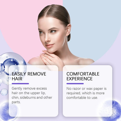 Viareline Aloe Vera Facial Hair Removal Cream Lasting Soothing Growth Inhibitor Good Smell For Women Man Body Remove Hair Creams