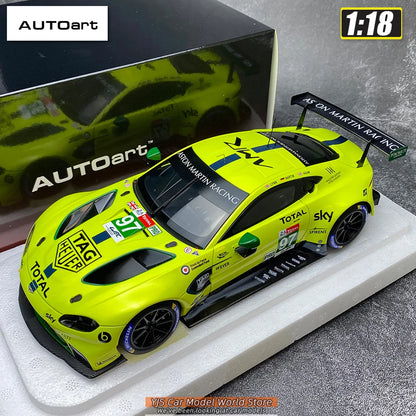 AUTOart 1/18 SCALE Aston Martin Vantage GTE Le Mans Pro 2018 Car model Static collection Furniture for display