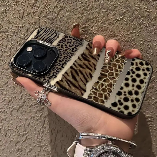 Luxury Brown Leopard Y2K Phone Case for Xiaomi Mi 14T 14 13 12 12T 11 Lite Poco X6 F6 F5 X5 F4 F3 X3 GT Pro 4G 5G Back Cover