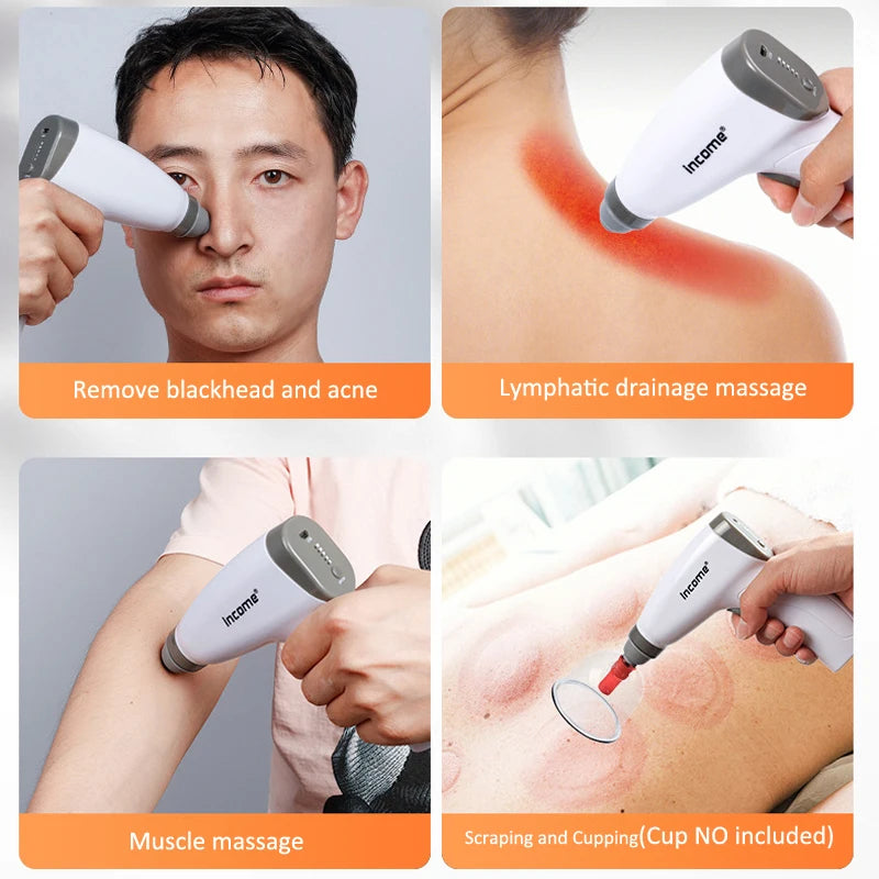 Vacuum Cupping Gun Electric Cupping Pump Body Massager USB Charging Negative Pressure Massage Tool for Scraping Gua Sha Suction