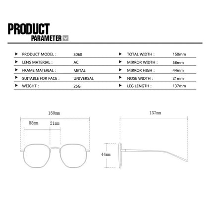 New Frameless Oval Sunglasses, High-end Light Luxury Women's Fashionable Summer Beach Vacation Sunglasses