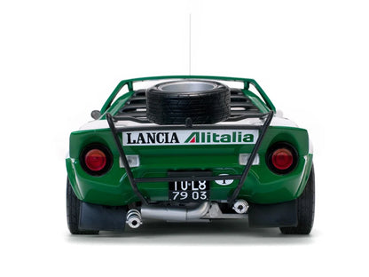 WELLY 1/18 Lancia Stratos HF #8 1975 Rally Car Model