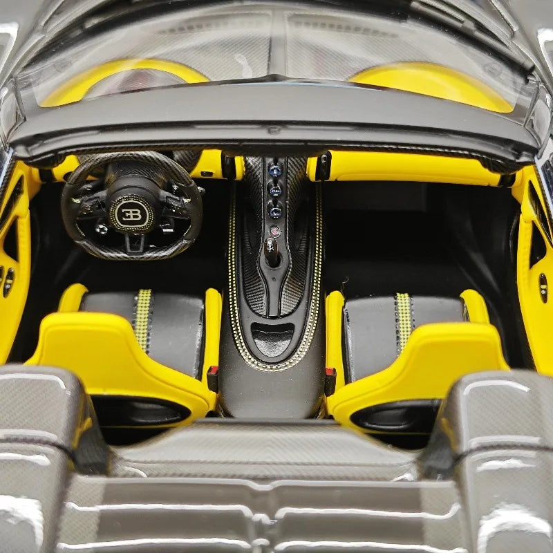 MR 1/18 Bugatti W16 Mistral Resin Motor Vehicle Toy Die-casting Metal Model Collection Boy Gifts