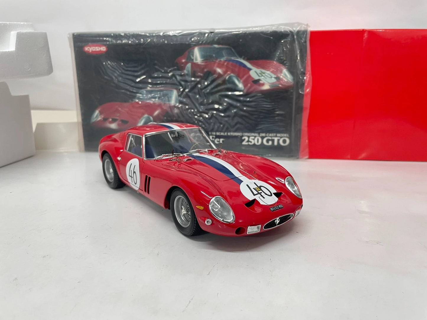 KYOSHO 1/18 Ferrari 250GTO #46 Racing Car Model