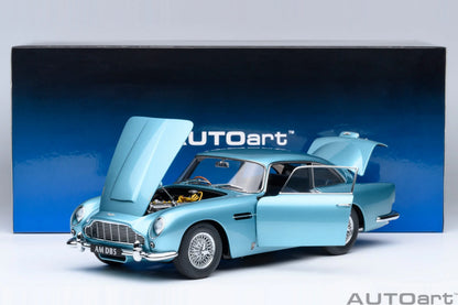 Autoart 1/18 ASTON MARTIN DB5  ABS 007/Goldfinger Bond , door full open sports car model static decoration collection