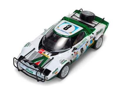 WELLY 1/18 Lancia Stratos HF #8 1975 Rally Car Model