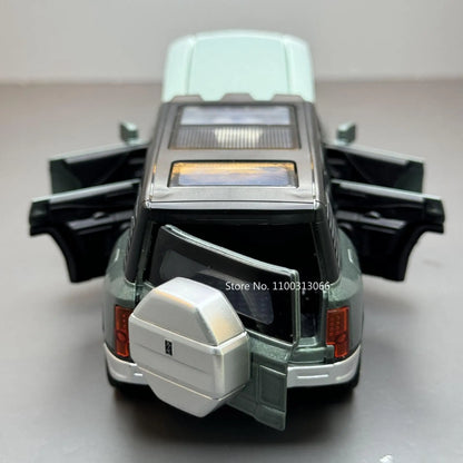 1/32 Alloy Model Cars BYD Look Up Off-road Vehicles Diecasts Model Toy 6 Doors Can Be Opened with Light Sound SUV for Gifts