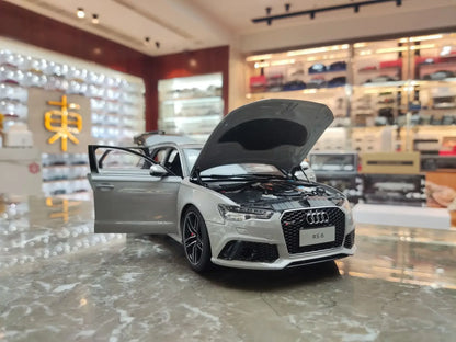 1/18 AUDIRS RS6 RS 6 Avant C7 WELL Diecast Model Toy Cars Boys Girls Gifts