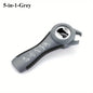 Can Opener Multi Functional Five In One Beverage Bottle Opener Cap Twister Four Position Can Opener Anti Slip Cap Twister