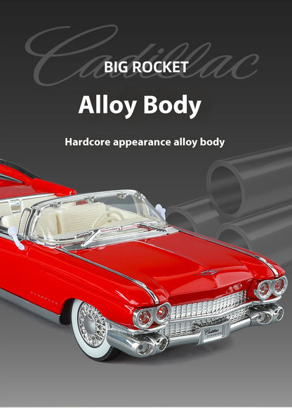 Retro luxury 1:24 convertible sports car alloy model, exquisite desktop ornaments, best collection for car model enthusiasts