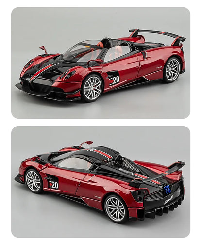 Cool alloy sports 1:18 car model, simulated interior details, cool lighting and sound effects, exquisite desktop ornaments