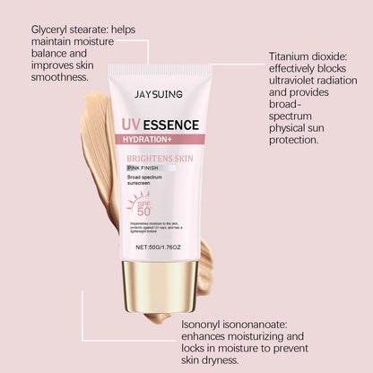 Spf 50+ Sunscreen Stick Hydrating Oil Free Anti Sun UV Protection Natural Sunblock Isolation Cream Mild Face Body Moisturizer