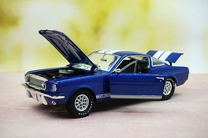 1:18 Diecast Cobra Shelby 1966 GT 350 Alloy Full Open Car Model Vehicles Car Boys Toy Gifts Collection