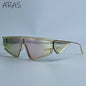 Y2K Punk Shield Irregular Sunglasses Women Luxury Brand Steampunk Cycling UV400 Goggle Eyewear Trendy WindProof Sun Glasses 2026