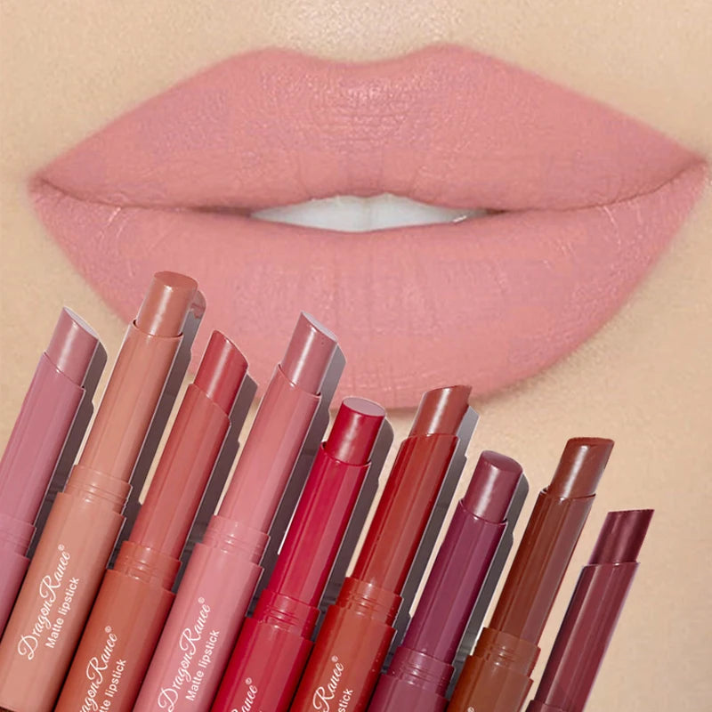 Long‑lasting velvet lipsticks nude pink