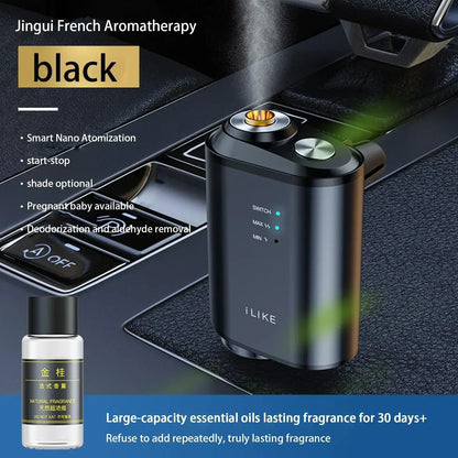 Electric Auto Air Diffuser Aroma Car Air Vent Humidifier Vent Perfume Car Clip Aromatherapy Kit Air Freshener Diffuser