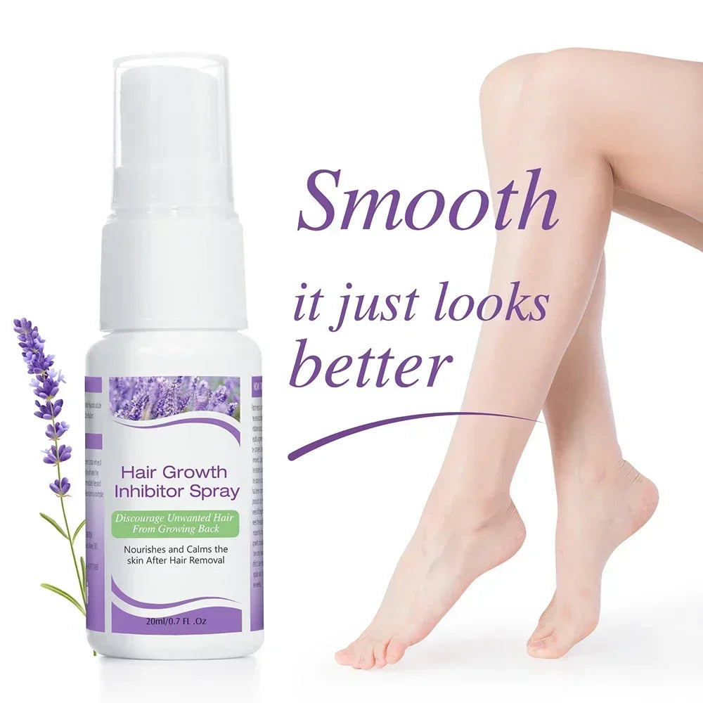 Permanant Hair Growth Removal Inhibitor Spray Beard Bikini Intimate Legs Body Armpit Painless Facial Stop Hair