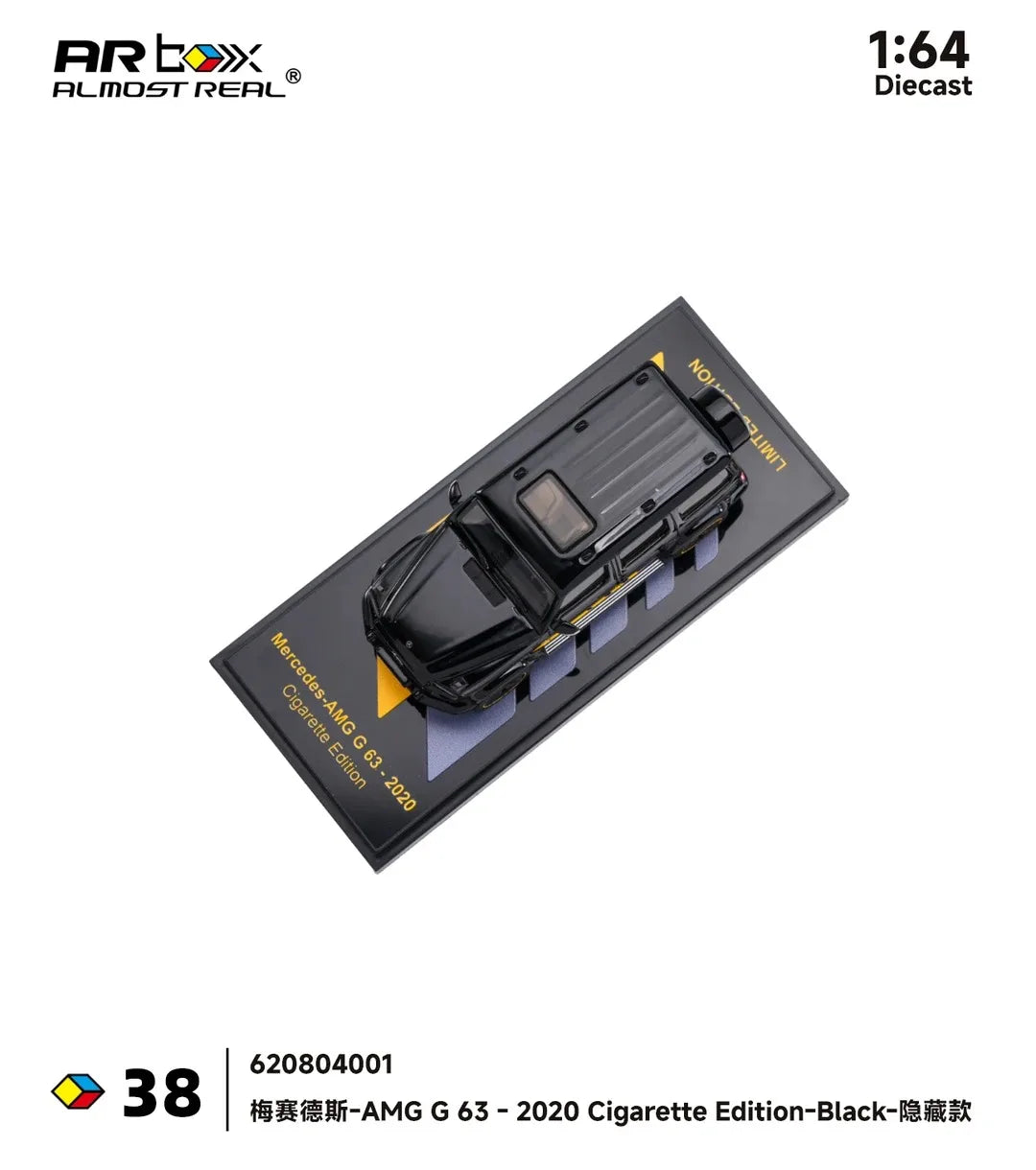 New Almost Real AR Box 1:64 Scale Pagani Zonda R Matte Carbon Fiber White HEC Alloy Car Collection Diecast Model Toys Gift