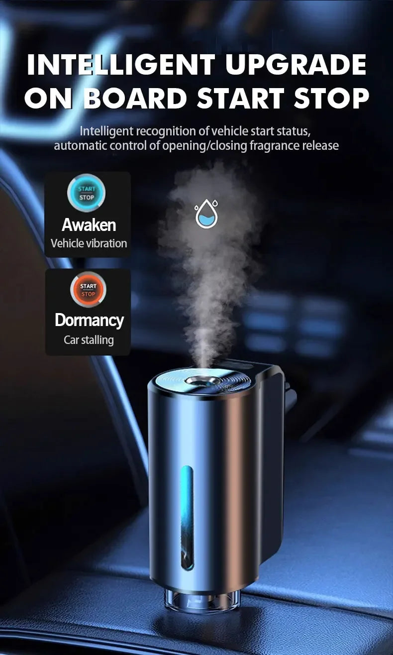 Car Air Vent Aromatherapy Humidifier Portable Electric Mist Diffuser Auto Odor Removal Freshener