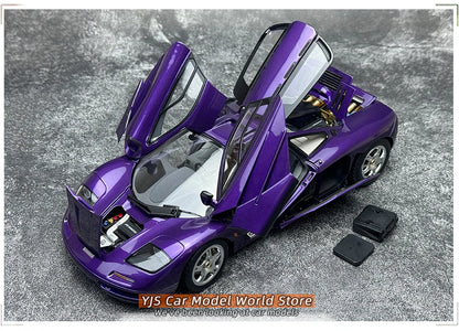 LCD model 1 New 1:18 FOR McLaren F1 XP5 alloy car model sports car static display gift collection for friends