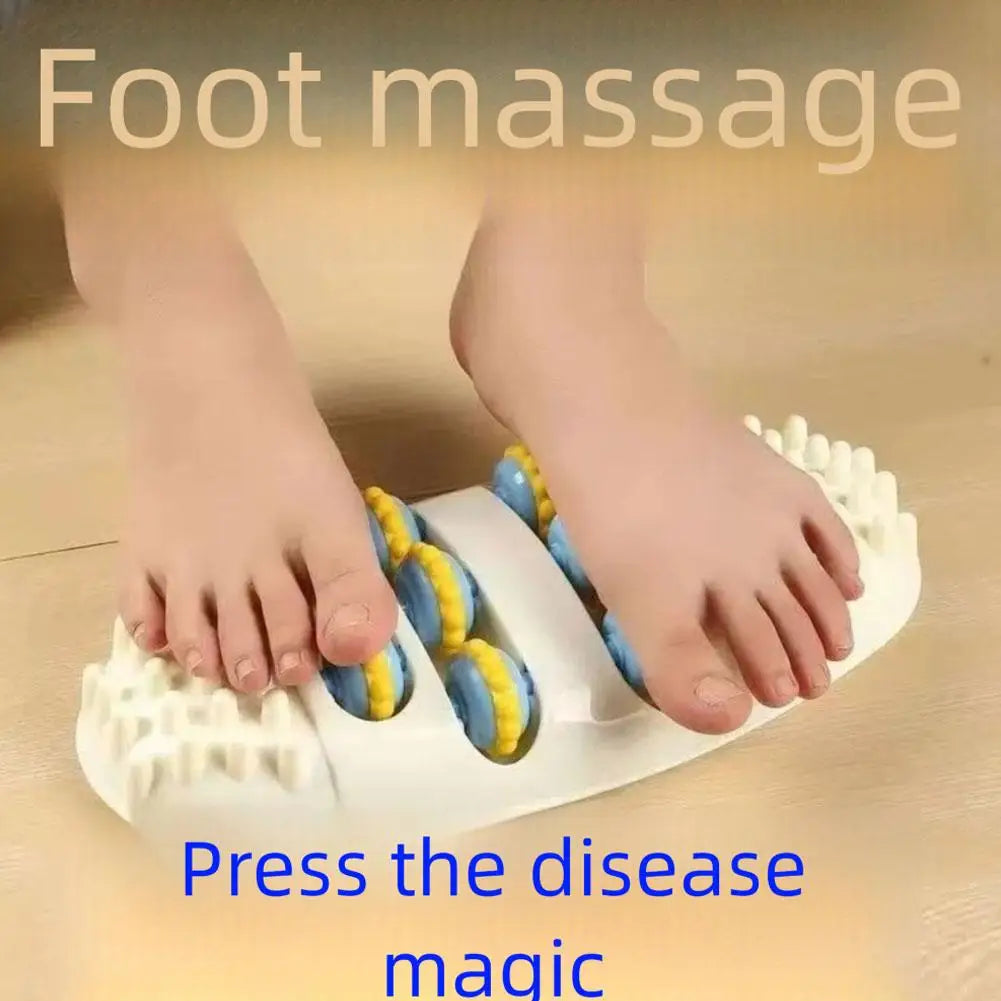 Hypoallergenic Foot Massage Mat with Acupressure Kneading Design, Non-Powered Plastic Reflexology Tool for Stress Re