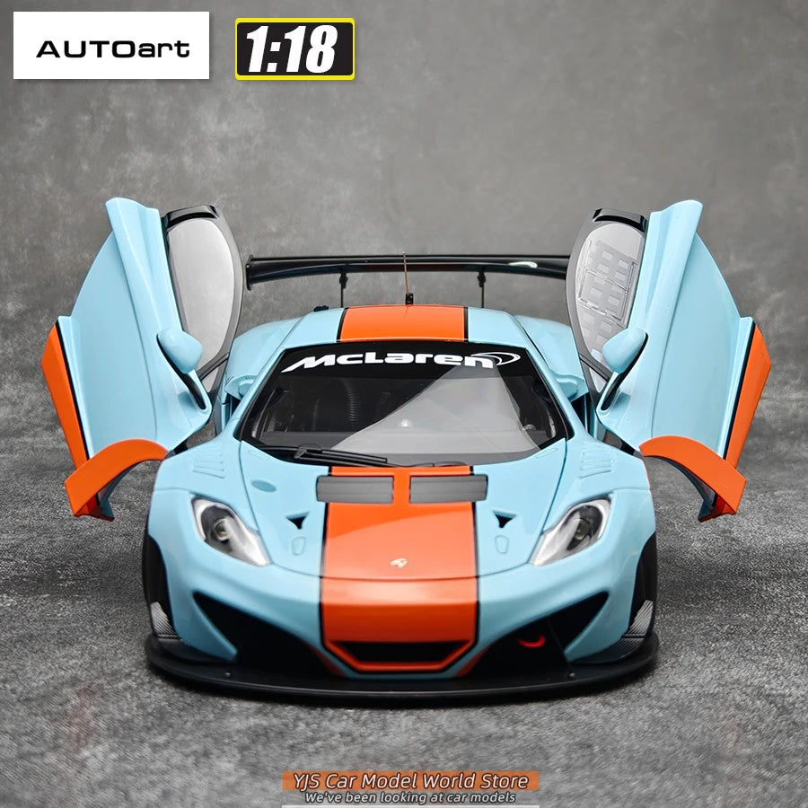 AUTOART Diecast car model 1/18McLaren MP4-12C Static display car models  Collect festival gifts