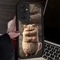 Chubby Black Brown Cat Phone Case For Samsung Galaxy A54 A05 A05S A34 A24 A14 A53 A33 A23 A13 A52 A52S A71 A51 A31 A50 Cover